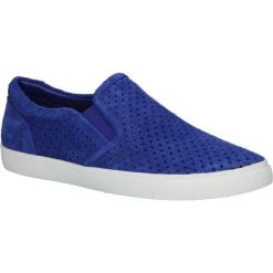 CREEPERSY CLARKS 26115410. Niebieskie półbuty damskie marki Clarks, bez wzorów, bez obcasa, bez zapięcia. Za 159,99 zł.