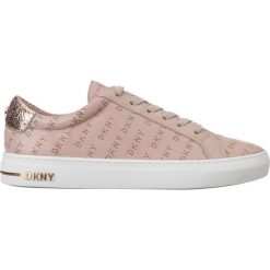 DKNY Court Tenisówki Beżowy. Brązowe trampki i tenisówki damskie DKNY, bez wzorów, ze skóry, bez zapięcia. Za 628,95 zł.