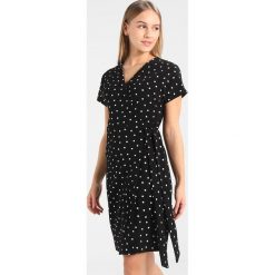 Sukienki: Dorothy Perkins Petite SPOT WRAP DRESS Sukienka letnia black