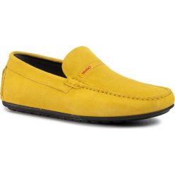 Mokasyny HUGO - Dandy 50428711 10209222 01 Medium Yellow 721. Żółte mokasyny męskie HUGO, na co dzień, bez wzorów, ze skóry, bez zapięcia. Za 749,00 zł.
