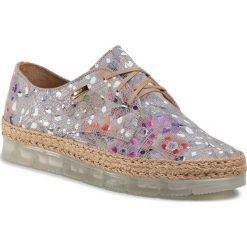 Espadryle MACIEJKA - 02936-38/00-5 Popiel Kwiaty I Liscie. Szare espadryle damskie Maciejka, w kwiaty, ze skóry. Za 259,00 zł.