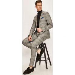 Tom Tailor Denim - Marynarka. Szare garnitury męskie TOM TAILOR DENIM, bez wzorów, z elastanu, eleganckie. W wyprzedaży za 359,90 zł.