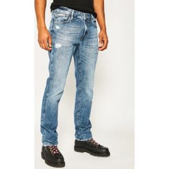 Jeansy Skinny Fit Guess Angels M02AN2 D3ZJ2. Niebieskie jeansy męskie Guess, m, z aplikacjami, z bawełny. W wyprzedaży za 379,00 zł.