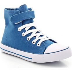Tenisówki płócienne 26-40. Szare buty chłopięce sportowe marki La Redoute Collections, z bawełny, na sznurówki. Za 62,96 zł.