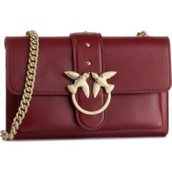 Torebka PINKO - Mini Love Soft 1 AI 19-20 PLTT 1P21EJ Y5FF Dark Red R40. Czerwone torebki klasyczne damskie Pinko, bez wzorów, ze skóry, eleganckie, bez dodatków. Za 1069,00 zł.