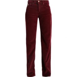 Jeansy damskie: LOIS Jeans WIDE Spodnie materiałowe burgundy