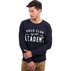 Bejsbolówki męskie: Bluza w kolorze granatowym