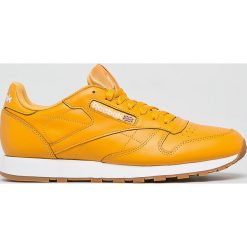 Reebok Classic - Buty Cl Leather Mu. Żółte buty sportowe męskie Reebok Classic, ze skóry, bez zapięcia, reebok classic. Za 349,90 zł.