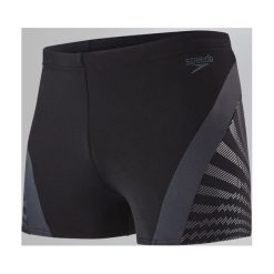 Kąpielówki męskie: Speedo Kąpielówki męskie Chevron Splice Aquashort Black/Grey r. 32 (8113489023)