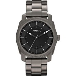 Zegarek FOSSIL - Machine FS4774 Smoke/Smoke. Szare zegarki męskie Fossil, ze stali. Za 599,00 zł.