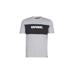 T-shirty z krótkim rękawem Kaporal SYRUS. Szare t-shirty męskie marki Kaporal, s, bez wzorów, bez kołnierzyka, krótkie. Za 103,20 zł.