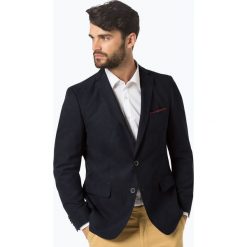 Nils Sundström - Marynarka męska – Adrian, czarny. Czarne marynarki męskie slim fit Nils Sundström, z weluru. Za 399,95 zł.