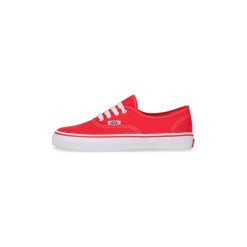 Buty do tenisa Vans Authentic. Czerwone buty sportowe męskie Vans, bez zapięcia, tenisowe, vans authentic. Za 126,19 zł.