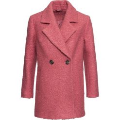 Krótki płaszcz bonprix dymny malinowy. Różowe płaszcze damskie bonprix, bez wzorów, krótkie. Za 239,99 zł.