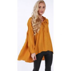 Musztardowa koszula na co dzień oversize 0221. Szare koszule damskie Fasardi, na co dzień, s, bez wzorów, bez kołnierzyka, bez rękawów. Za 149,00 zł.