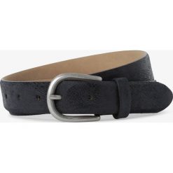 Marie Lund - Pasek damski ze skóry, niebieski. Niebieskie paski damskie Marie Lund, w paski, ze skóry. Za 129,95 zł.
