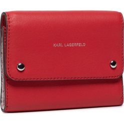 Duży Portfel Damski KARL LAGERFELD - 201W3247 Klassik Red. Czerwone portfele damskie KARL LAGERFELD, bez wzorów, ze skóry. W wyprzedaży za 429,00 zł.