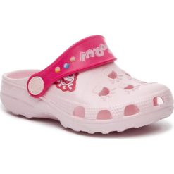 Klapki COQUI - Little Frog 8701 Pale Pink/Lt. Fuchsia. Różowe sandały dziewczęce Coqui, z tworzywa sztucznego, bez zapięcia. Za 44,99 zł.