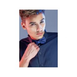 Muchy męskie: Mucha GRANATOWA jeansowa |Bling-Bling|
