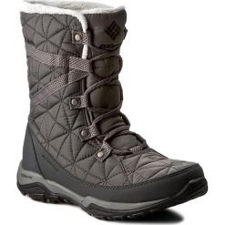 Śniegowce COLUMBIA - Loveland Mid Omni-Heat BL1743 Quarry/Black 052. Szare kozaki damskie marki Columbia, ze skóry ekologicznej, bez obcasa, bez zapięcia. W wyprzedaży za 309,00 zł.