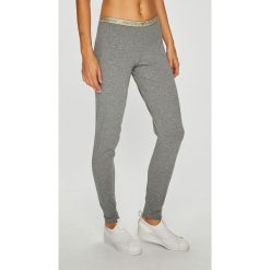 Emporio Armani - Legginsy. Szare legginsy damskie marki Emporio Armani, s, z elastanu. W wyprzedaży za 179,90 zł.