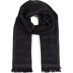 Szal Emporio Armani 625009 0P306 00044. Czarne szaliki męskie Emporio Armani, bez wzorów. Za 509,00 zł.