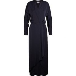 Długie sukienki: Filippa K DRAPEY WRAP DRESS Długa sukienka navy