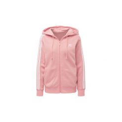 Bluzy damskie: Bluzy dresowe adidas Bluza z kapturem i suwakiem 3-Stripes