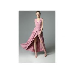 SUKIENKA ANDREA - DIRTY PINK. Czerwone sukienki dzianinowe marki Madnezz, s, z aplikacjami, z kopertowym dekoltem, kopertowe. Za 339,00 zł.