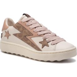 Sneakersy COACH - C101 Glm Sig Ltr G4130 231756 Chalk/Pale Blush. Brązowe półbuty damskie Coach, ze skóry ekologicznej. W wyprzedaży za 589,00 zł.