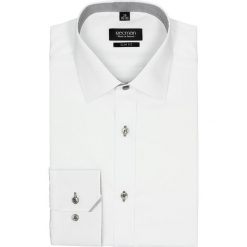 Koszula bexley 2425 długi rękaw slim fit biały. Białe koszule męskie slim Recman, m, z długim rękawem. Za 99,99 zł.