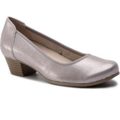 Półbuty CAPRICE - 9-22308-22 Soft Pink Met. 596. Różowe półbuty damskie Caprice, z zamszu. W wyprzedaży za 159,00 zł.