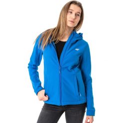 Kurtki sportowe damskie: 4f Kurtka softshell damska H4L18-SFD001 niebieska r. L