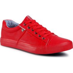 Tenisówki BIG STAR - GG174030 Red. Czerwone półbuty męskie BIG STAR, na co dzień, bez wzorów, z gumy, eleganckie, bez zapięcia. Za 139,00 zł.
