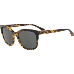Emporio Armani - Okulary. Pomarańczowe okulary przeciwsłoneczne damskie marki Emporio Armani. Za 499,90 zł.