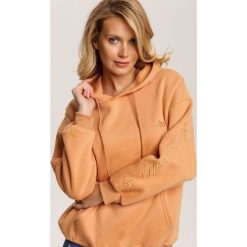 Beżowa Bluza Xenyla. Brązowe bluzy damskie Renee, s, bez wzorów, bez rękawów, bez kaptura. Za 89,99 zł.