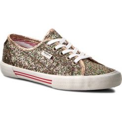 Tenisówki PEPE JEANS - Aberlady Flash PLS30505 Multi Poppy 210. Żółte półbuty damskie Pepe Jeans, na co dzień, bez wzorów, z jeansu, bez obcasa, na płaskiej podeszwie, bez zapięcia. W wyprzedaży za 169,00 zł.