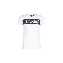 T-shirty z krótkim rękawem Le Temps des Cerises HENLEY. Białe t-shirty męskie marki Le Temps Des Cerises, s, bez wzorów, bez kołnierzyka, krótkie. Za 89,00 zł.