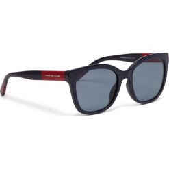 Okulary przeciwsłoneczne TOMMY HILFIGER - 1601/G Blue PJP. Niebieskie okulary przeciwsłoneczne damskie TOMMY HILFIGER. W wyprzedaży za 349,00 zł.