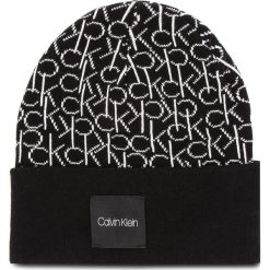 Czapka CALVIN KLEIN - Ck Knitted Beanie M K50K504103 001. Czarne czapki męskie Calvin Klein, z bawełny. Za 159,00 zł.