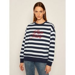 Bluza Pepe Jeans Bess PL580974. Niebieskie bluzy damskie Pepe Jeans, m, bez wzorów, z jeansu, bez rękawów, bez kaptura. Za 339,00 zł.