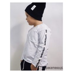 Longsleeve little boss. Szare t-shirty chłopięce marki Pakamera, z elastanu. Za 65,00 zł.