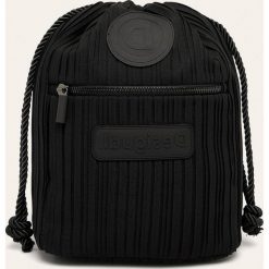 Desigual Sport - Plecak. Czarne plecaki damskie Desigual Sport, bez wzorów, z poliesteru, sportowe. Za 249,90 zł.