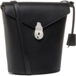 Torebka CALVIN KLEIN - Lock Bucket Sm K60K606512 BAX. Czarne listonoszki damskie Calvin Klein, bez wzorów, ze skóry, bez dodatków. W wyprzedaży za 629,00 zł.