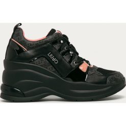Liu Jo - Buty. Czarne buty sportowe damskie Liu Jo, ze skóry ekologicznej. Za 739,90 zł.