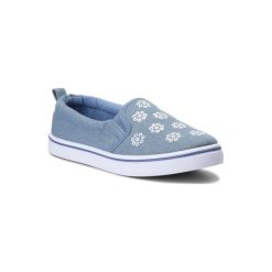 NELLI BLU CP40-7456Y. Trampki dziewczęce Nelli Blu, bez wzorów, z materiału, bez zapięcia. Za 49,99 zł.