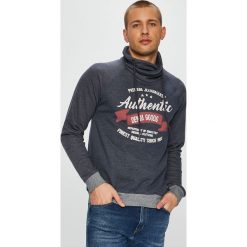 Blend - Bluza. Niebieskie bluzy męskie Blend, s, z nadrukiem, z bawełny, z kapturem, bez rękawów, bez kaptura. W wyprzedaży za 99,90 zł.