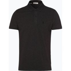Selected - Męska koszulka polo – Slharo, szary. Szare koszulki męskie Selected, s, z haftami, eleganckie, bez rękawów. Za 99,95 zł.