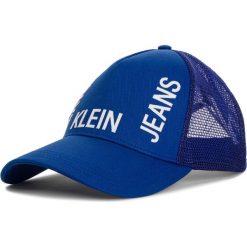 Czapka z daszkiem CALVIN KLEIN JEANS - J Trucker Mesh Cap K50K504321 455. Niebieskie czapki męskie Calvin Klein Jeans, bez wzorów, z bawełny. W wyprzedaży za 109,00 zł.