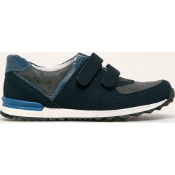 Kornecki - Buty dziecięce. Niebieskie trampki chłopięce Kornecki, bez wzorów, z gumy, sportowe, z okrągłym noskiem, bez zapięcia. W wyprzedaży za 119,90 zł.